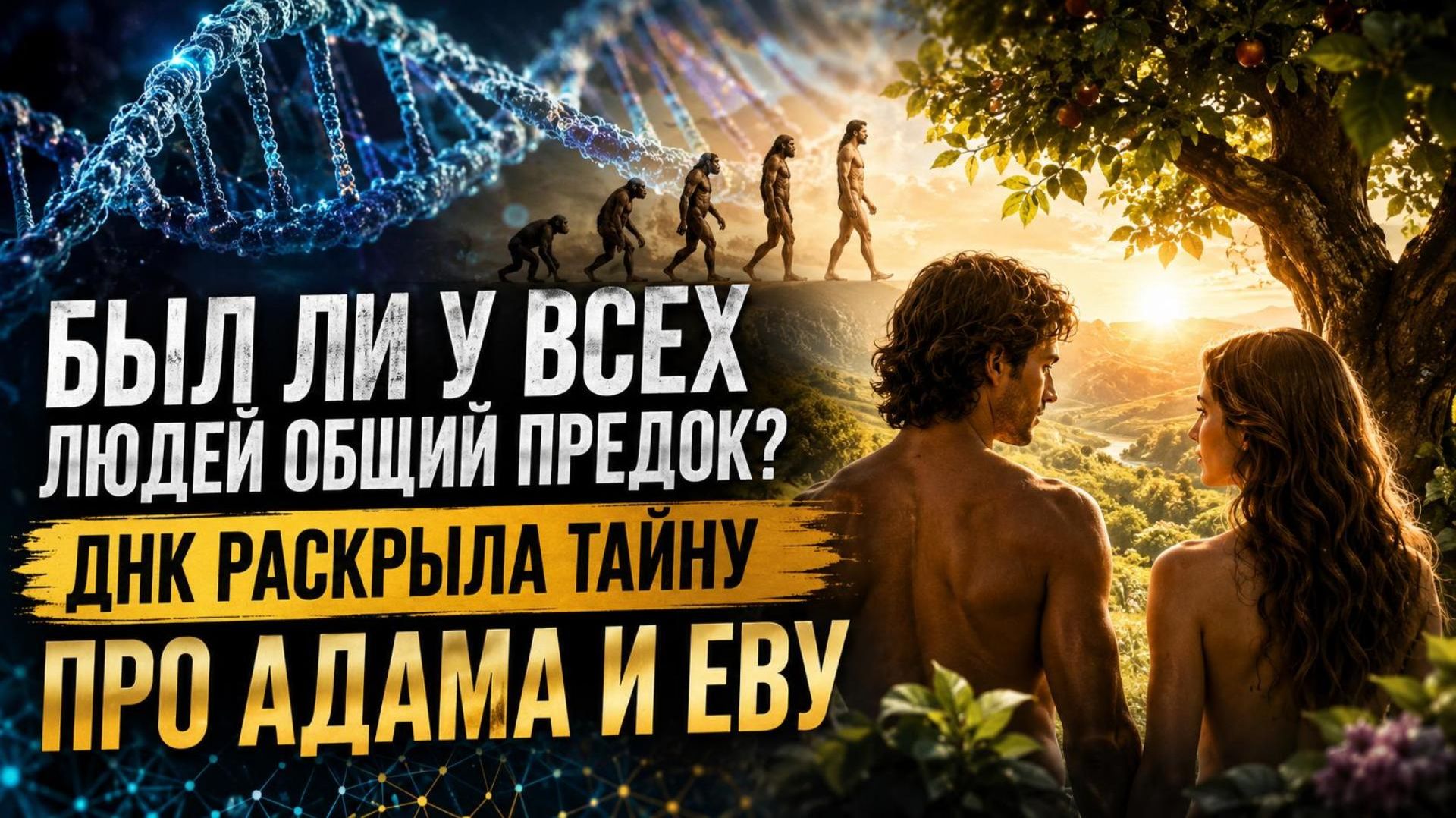 Был ли у всех людей общий предок? ДНК раскрыла самую большую тайну человечества про Адама и Еву!