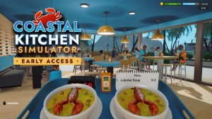 Забыла как играть в эту игру - Coastal Kitchen Simulator