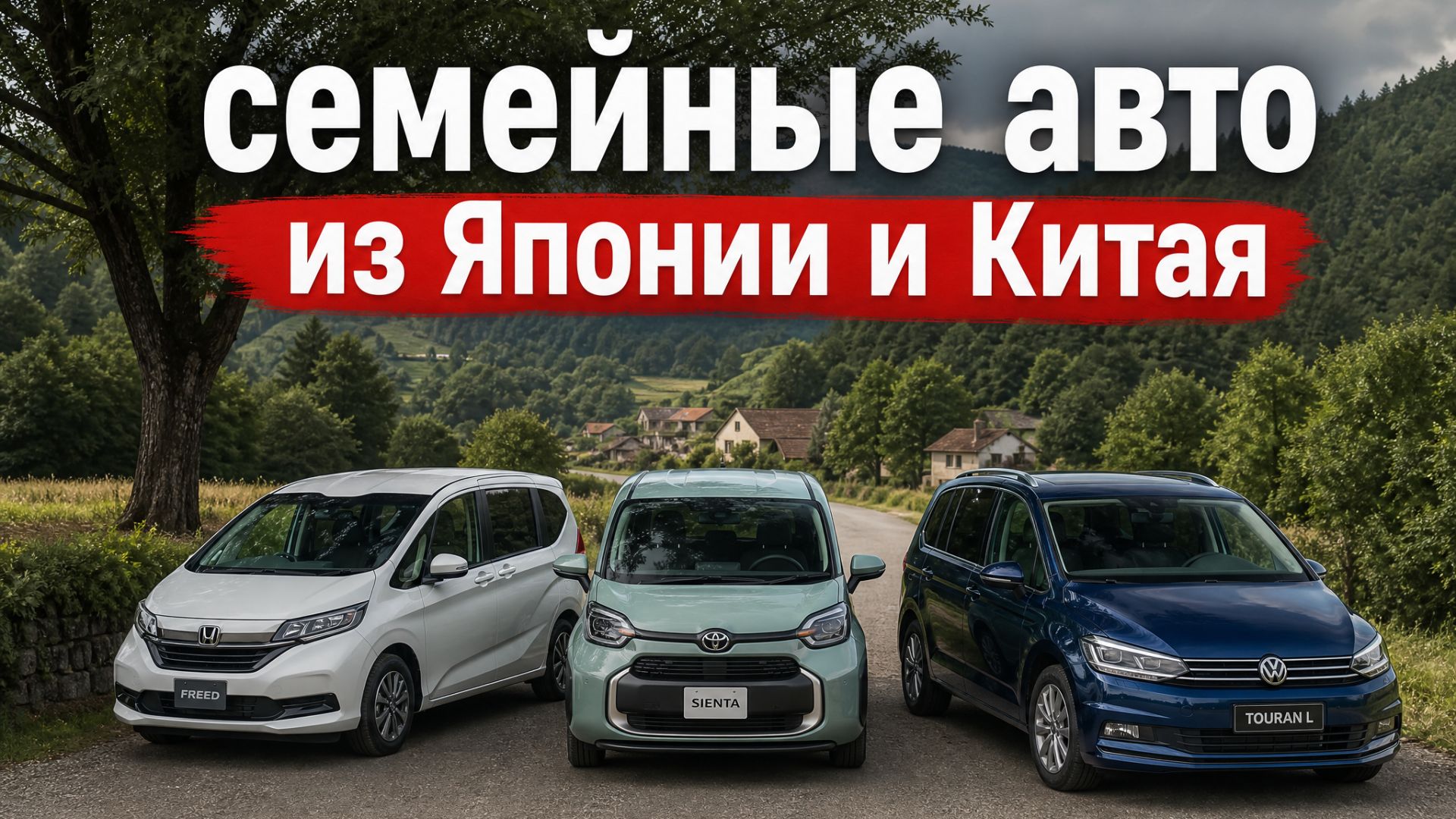 СЕМЕЙНЫЕ АВТО ИЗ ЯПОНИИ И КИТАЯ.