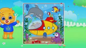 Детский развивающий мультфильм, пазлы, головоломка.