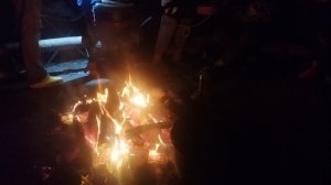 у ночного костра