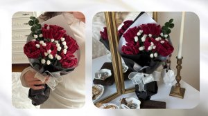 ПЫШНЫЕ РОЗЫ ИЗ СИНЕЛЬНОЙ ПРОВОЛОКИ