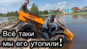 ТУНДРА 4х4 модель №3. Испытание на воде