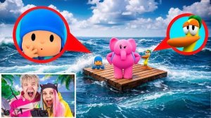 ДРОН СНЯЛ ВСЕХ  POCOYO В РЕАЛЬНОЙ ЖИЗНИ!! POCOYO, ELLY, PATO