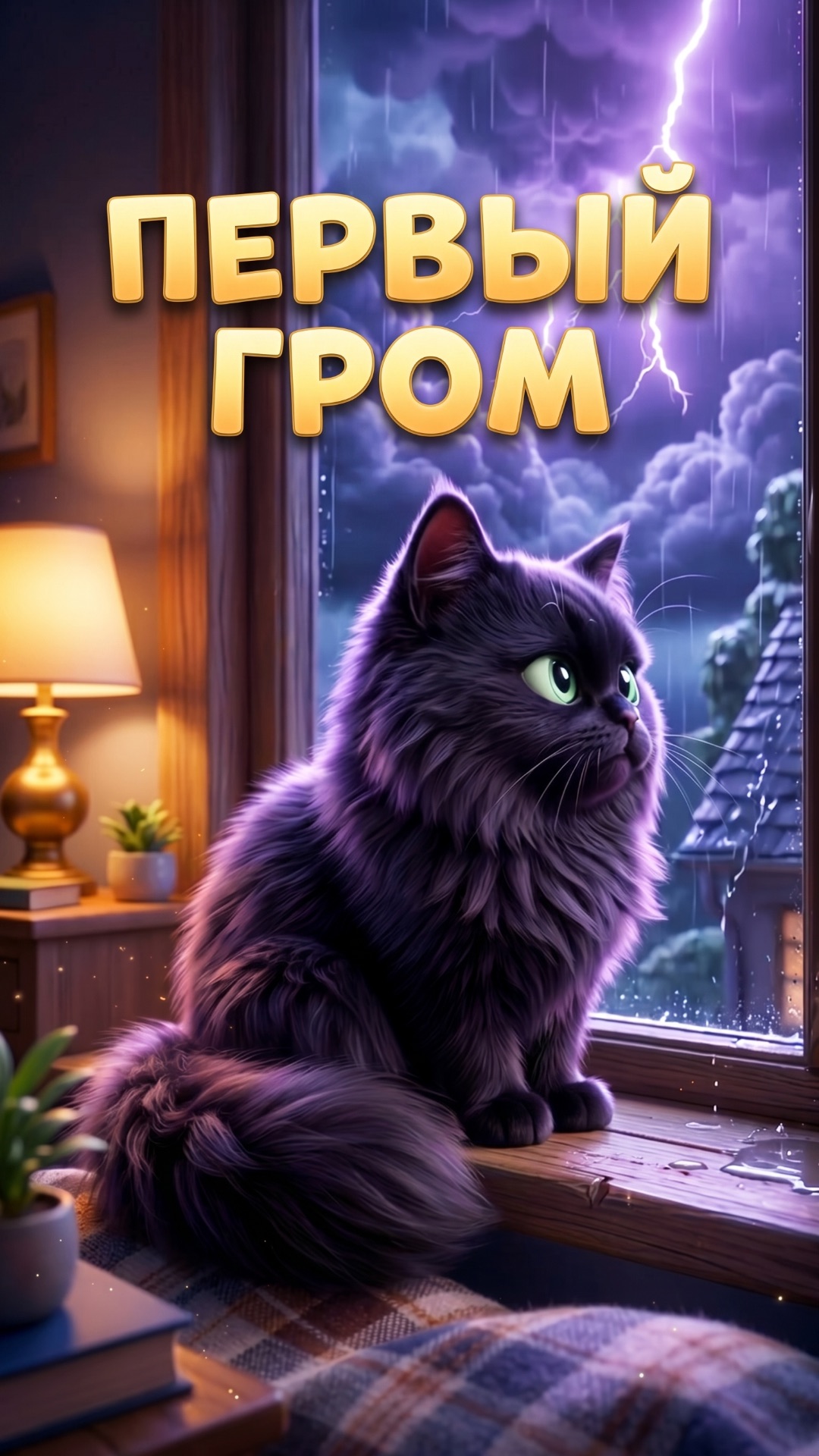 Приключения кошечки Буси: 25 серия. Первый гром