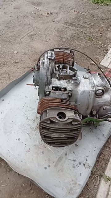 К750, двигатель почти готов к пуску.