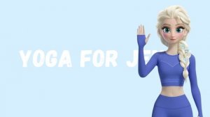 Morning Yoga with Elsa _ Yoga for Children _ Start Your Day Strong _ Frozen Kids Yoga