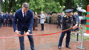 В Брянске торжественно открыли монумент пограничникам