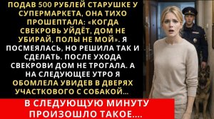 ИСТОРИИ ИЗ ЖИЗНИ|Подав 500 рублей старушке у супермаркета|РЕАЛЬНЫЕ ИСТОРИИ|ЖИЗНЕННЫЕ ИСТОРИИ