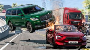 BeamNG/Drive - Аварии на высокой скорости