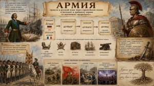 Что означает слово армия?