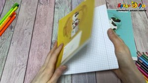 356777 Тетрадь Роботы  клетка  18листов в ассортименте