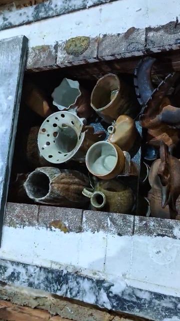 Печь для дровяного обжига керамики Train kiln
