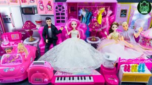 Играем в игрушки из мультика принцесса кукла Барби. Мультфильм для детей. ASMR АСМР