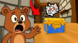СУНДУК СЕКРЕТНОГО ДОМА Super Bear Adventure/Приключения Супер Медведя