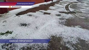 Крупный град размером почти с грецкий орех выпал в Большом Мурашкине