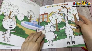 358620  Раскраска по номерам Считаем до 10 с котёнком Котэ
