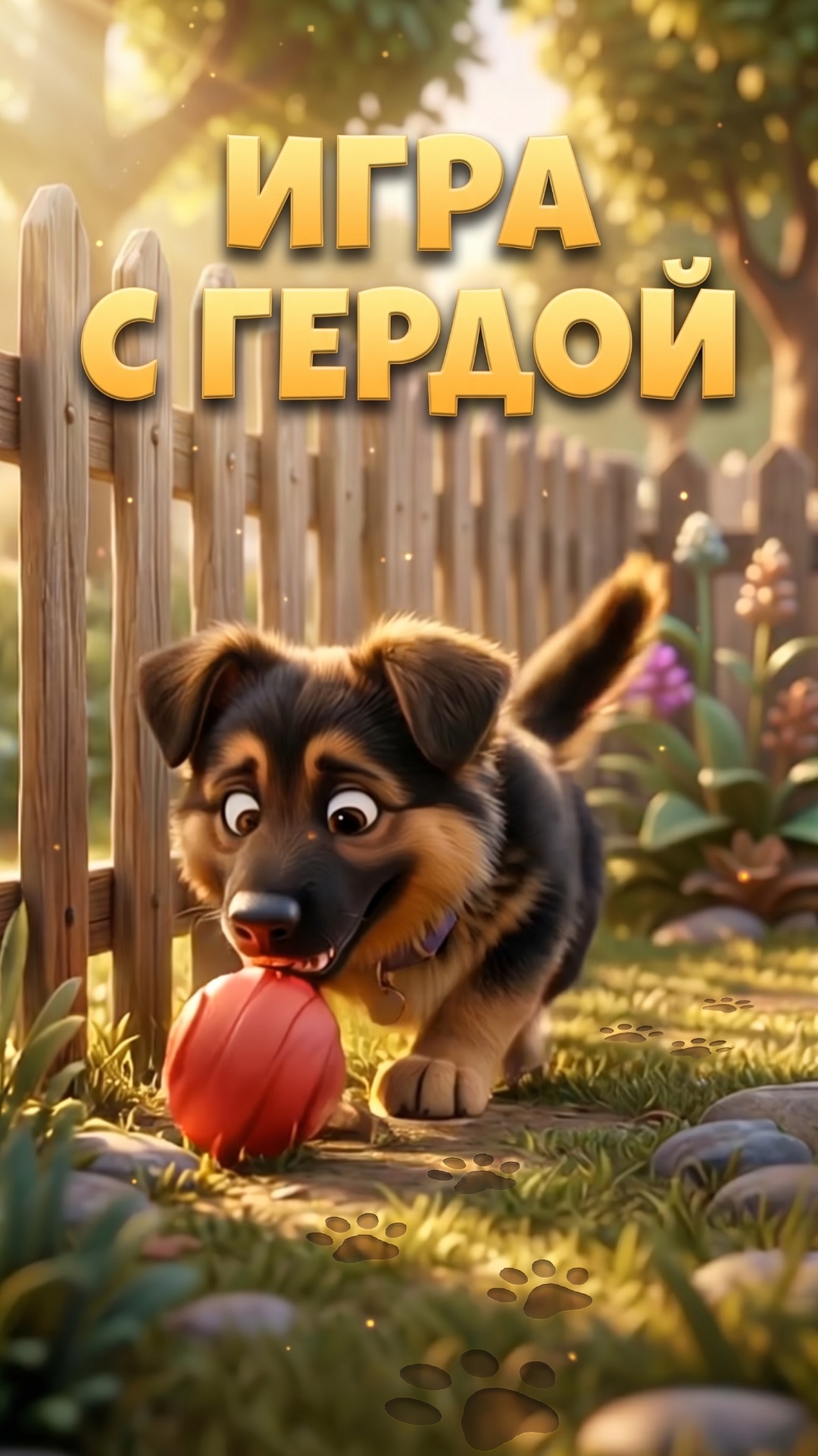 Приключения кошечки Буси: 28 серия. Игра с Гердой