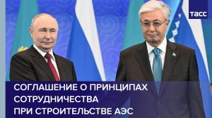 РФ подписала соглашение о принципах сотрудничества при строительстве АЭС в Казахстане