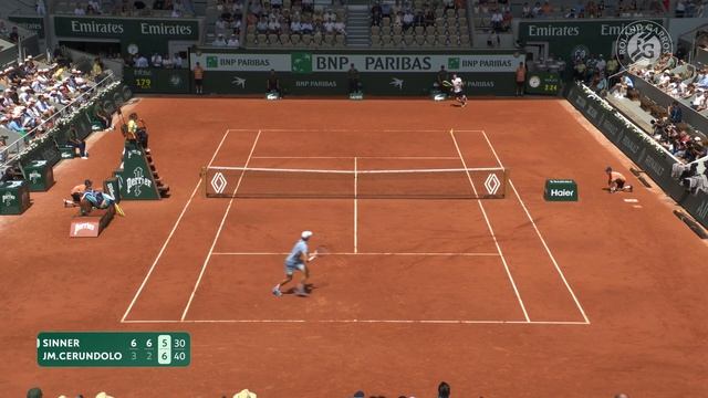 Янник Синнер против Хуана Мануэля Черундоло 2-й раунд: Основные моменты Roland-Garros