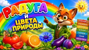 РАДУГА И ЦВЕТА ПРИРОДЫ 🌈 ЯРКИЙ PIXAR МУЛЬТИК