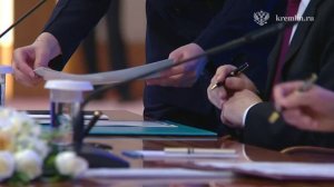 Во Дворце Независимости Астаны состоялась церемония обмена двусторонними документами