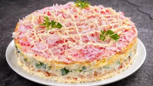 Салат «Апрельский Сад»  Красиво и Вкусно! Рецепт на Праздник