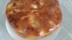 Маша научила меня печь Осетинские пироги с картофелем и сыром))