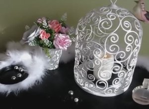 Очень необычно! КАК СДЕЛАТЬ ажурную ДЕКОРАТИВНУЮ КЛЕТКУ