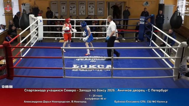 26 пф 46 кг Александрова Дарья Новгородская Бубнова Елизавета СПб, СШ №2 Калин.р