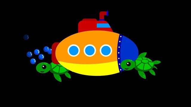 Baby Sensory - Подводная лодка - Высококонтрастная анимация для успокоения вашего малыша