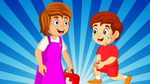 Бу бу ай болит - Детская песня  _ Песни для детей - Max и Mia Cartoons _ Boo boo song