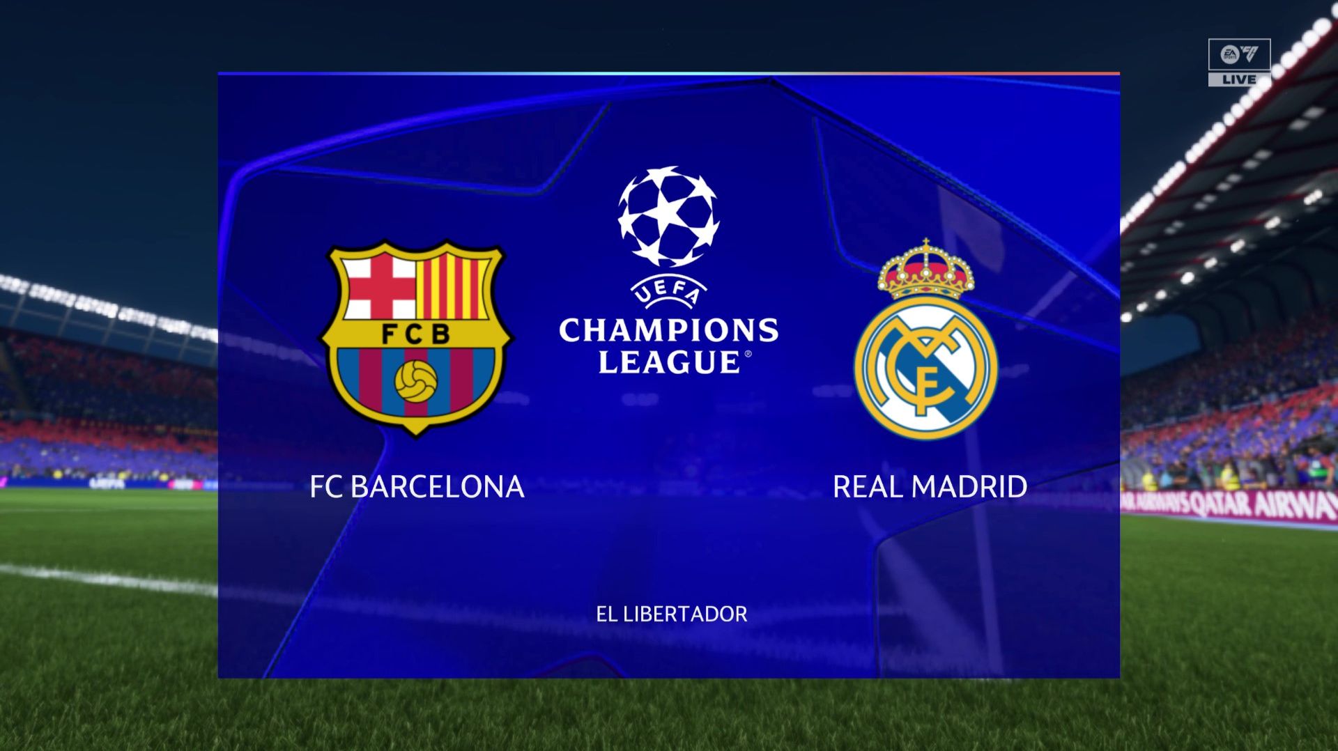 Барселона - Реал Мадрид Лига Чемпионов 1/4 Плей-офф сезон 28/29 игра FC26
