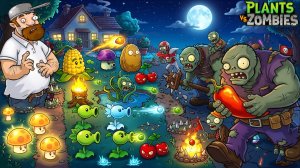 Зомби против растений Plants vs Zombies ПвЗ Растения против Зомби-2 PvZ Fusion Битва прохождение