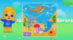 Детский развивающий мультфильм, пазлы, головоломка.