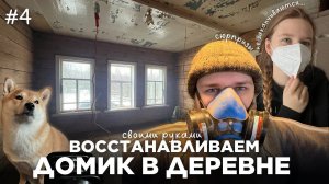 С потолка ПОТЕКЛА ВОДА, покончили с обоями, спасли старую полочку…
