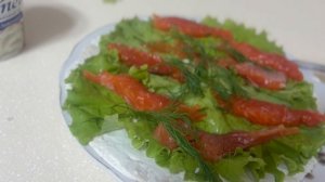 Лаваш с форелью.