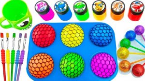 Satisfying Video l DIY How To Make Rainbow Slime Boxes Sprunky & Giant Glitter Candy ASMR Toys