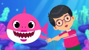 Акуленок (Моя Семья) - Развивающие и обучающие мультики - Baby shark _ Max and Mia(1)