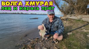 🔥Волга взбесилась, но Караси и Лещи прут вовсю. Рыбалка в Астрахани! Весна-2026 !!!