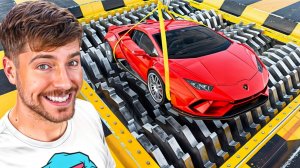 ЛАМБОРГИНИ VS ИЗМЕЛЬЧИТЕЛЬ MRBEAST МИСТЕРБИСТ НА РУССКОМ