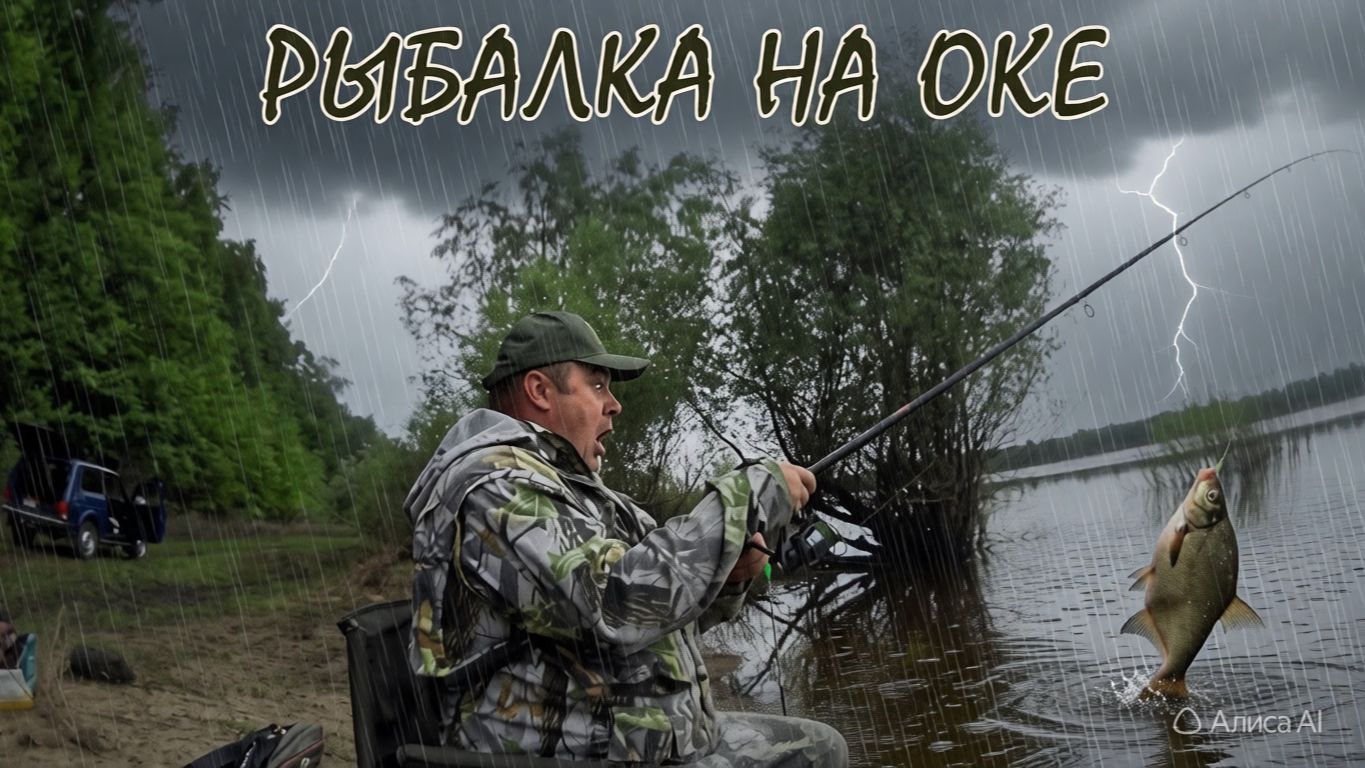 Майская рыбалка на Оке: ловля в дождь и переменчивую погоду — тактика, снасти, наживки смотреть онлайн
