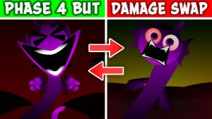 INCREDIBOX SPRUNKI: ФАЗА 4 НО DAMAGE SWAPPED 💥 VS ГИПЕР-СДВИГ ФАЗЫ 3! ⚡🔀