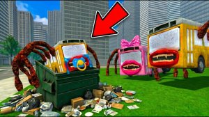 БРОШЕН В МУСОРЕ! СЕМЬЯ ПОЖИРАТЕЛЕЙ АВТОБУСОВ ОСТАВИЛА СВОЕГО РЕБЕНКА в Garry's Mod!