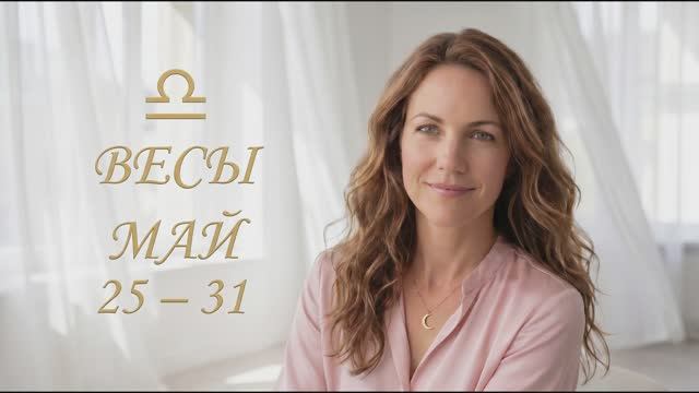 Гороскоп Весы на неделю 25–31 мая 2026 года: гармония внутри и снаружи