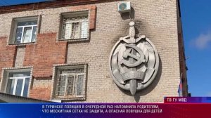 В Туринске полиция напомнила родителям что москитная сетка  - опасная ловушка для детей
