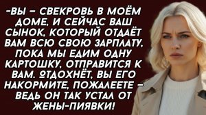 ИСТОРИИ ИЗ ЖИЗНИ|Вы — свекровь в моём доме, и сейчас|РЕАЛЬНЫЕ ИСТОРИИ|ЖИЗНЕННЫЕ ИСТОРИИ