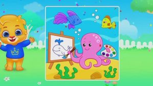 Детский развивающий мультфильм, пазлы, головоломка.