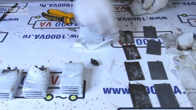Аккумулятор ETALON FORS 1207. Разбираем и взвешиваем