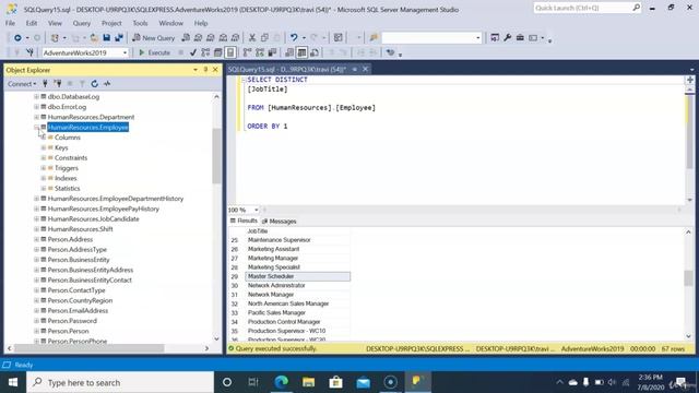 15. Selecting Unique Values With SELECT DISTINCT смотреть онлайн